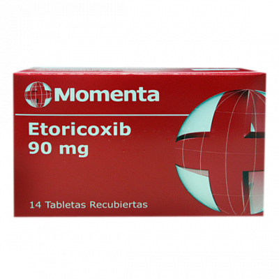 ETORICOXIB 90 MGS X 14 TABLETAS RECUBIERTAS - MOMENTA