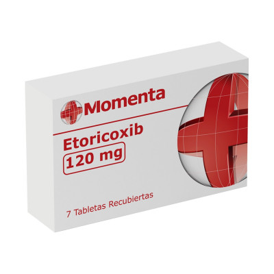 ETORICOXIB 120 MGS X 7 TABLETAS RECUBIERTAS - MOMENTA