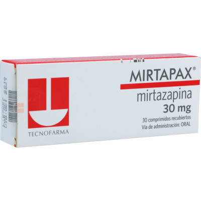 MIRTAPAX 30 MGS X 30 COMPRIMIDOS