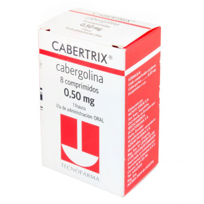 CABERTRIX 0.5 MGS X 8 TABLETAS