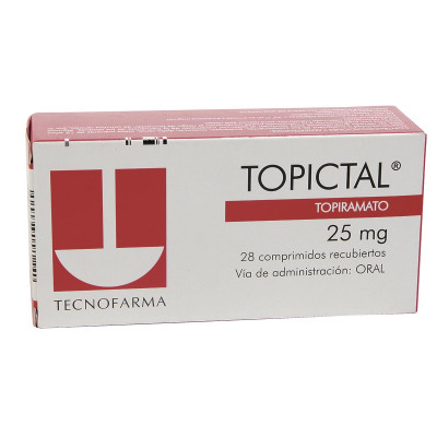 TOPICTAL 25 MGS X 28 COMPRIMIDOS