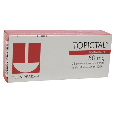 TOPICTAL 50 MGS X 28 COMPRIMIDOS