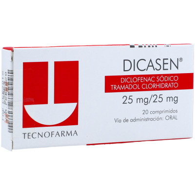 DICASEN 25/25 MGS X 20 COMPRIMIDOS