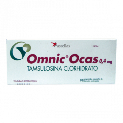 OMNIC OCAS 0.4 MGS X 10 COMPRIMIDOS RECUBIERTOS DE LIBERACION PROLONGADA