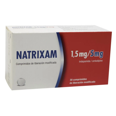 NATRIXAM 1.5/5 MGS X 30 TABLETAS