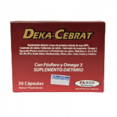 DEKA-CEBRAT X 30 CAPSULAS