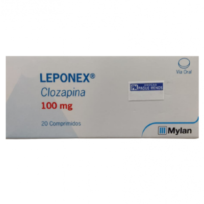 LEPONEX 100 MGS X 20 TABLETAS