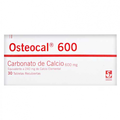 OSTEOCAL 600 X 30 TABLETAS RECUBIERTAS