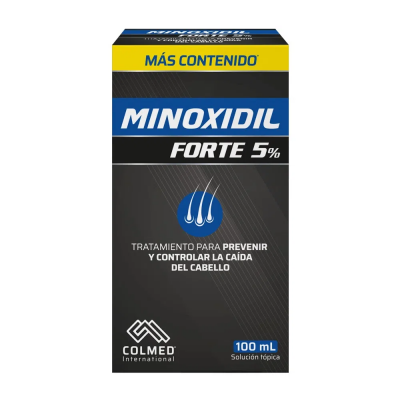 MINOXIDIL FORTE 5% SOLUCION TOPICA X 100 ML - COLMED **