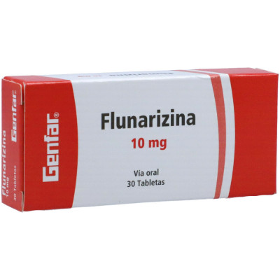 FLUNARIZINA 10 MGS X 30 TABLETAS - GF **