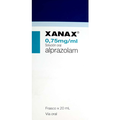 XANAX 0.75 MGS SOLUCION ORAL X 20 ML