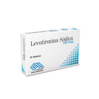 LEVOTIROXINA 100 MCGS X 30 TABLETAS - COLMED