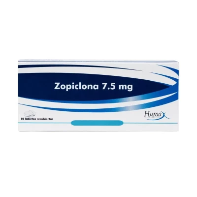 ZOPICLONA 7.5 MGS X 10 TABLETAS - HUMAX