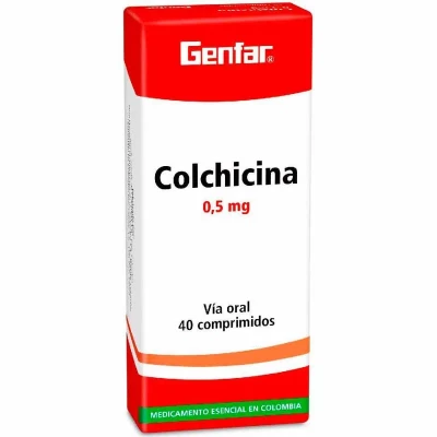 COLCHICINA 0,5 MG X 40 COMPRIMIDOS - GF