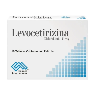 LEVOCETIRIZINA 5 MGS X 10 TABLETAS CUBIERTAS CON PELICULA - COLMED **