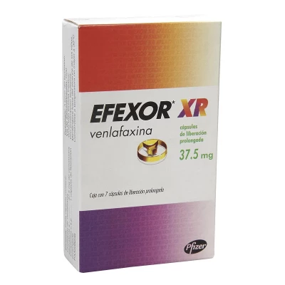 EFEXOR XR 37.5 MG X 7 CAPSULAS