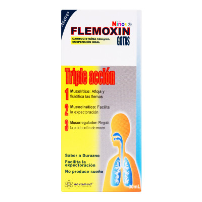 FLEMOXIN TRIPLE ACCION GOTAS ORALES NIÑOS X 30 ML **