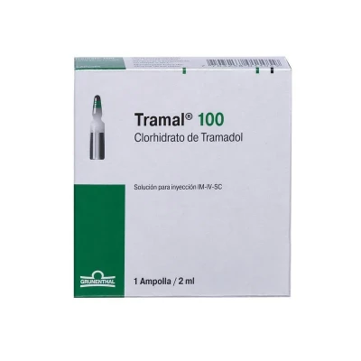 TRAMAL 100 MGS AMPOLLA X 2 ML
