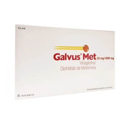 GALVUS MET 50/1000 MGS X 56 COMPRIMIDOS RECUBIERTOS