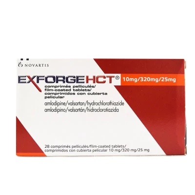 EXFORGE HCT 10/320/25 MGS X 28 COMPRIMIDOS CON CUBIERTA PELICULAR