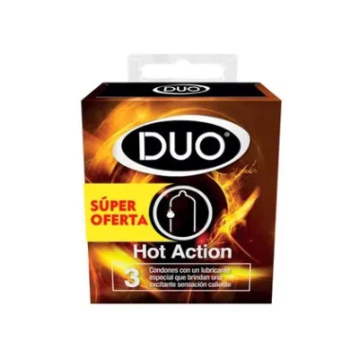 SANAMED DUO HOT ACTION X 3 PRESERVATIVOS