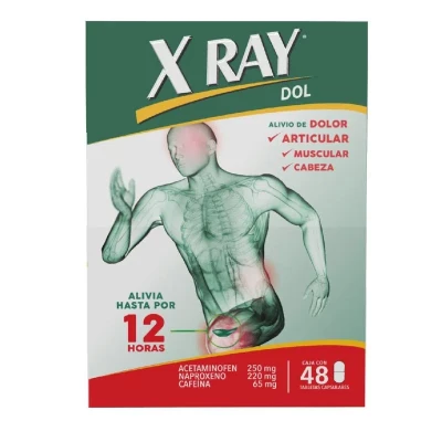 X RAY DOL X 48 TABLETAS X DETALLADO