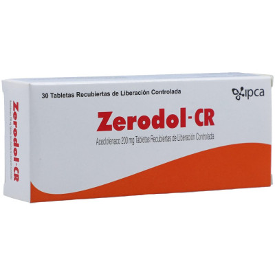 ZERODOL CR 200 MGS X 30 TABLETAS RECUBIERTAS