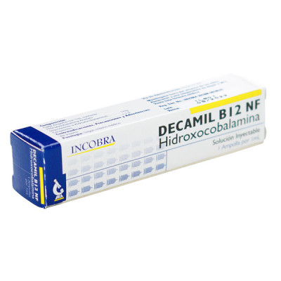 DECAMIL B12 NF AMPOLLA X 1 ML