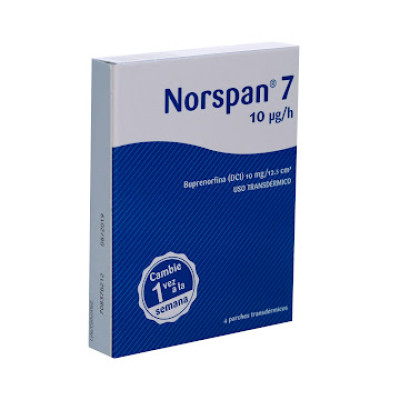 NORSPAN 10 MCGS X 4 PARCHES