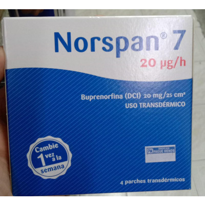 NORSPAN 20 MCGS X 4 PARCHES