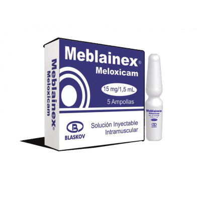 MELOXICAM (MEBLAINEX) 15 MGS X 5 AMPOLLAS - BLASKOV ** X DETALLADO