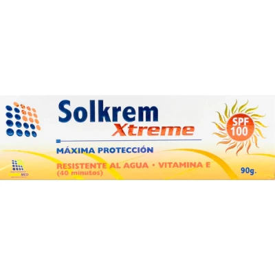 SOLKREM XTREME GEL PROTECTOR SOLAR SPF 100 X 90 GRS