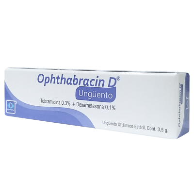 OPHTHABRACIN D UNGUENTO OFTALMICO X 3.5 GRS