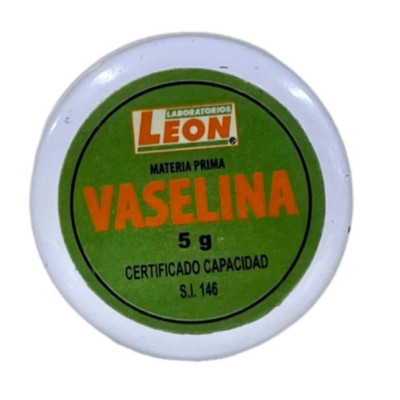 VASELINA CORRIENTE X 5 GRS - LEON