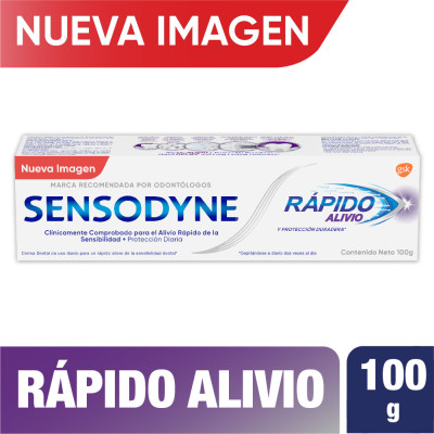 SENSODYNE RAPIDO ALIVIO X 100 GRS