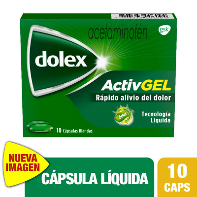 DOLEX ACTIVGEL X 10 CAPSULAS LIQUIDAS