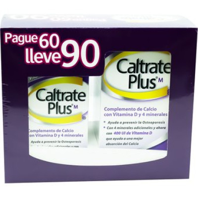 CALTRATE PLUS X 60 TABLETAS + 30 TABLETAS