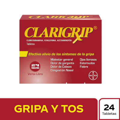 CLARIGRIP X 24 TABLETAS