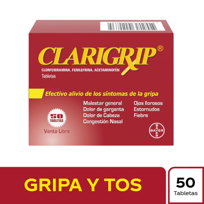 CLARIGRIP X 50 TABLETAS