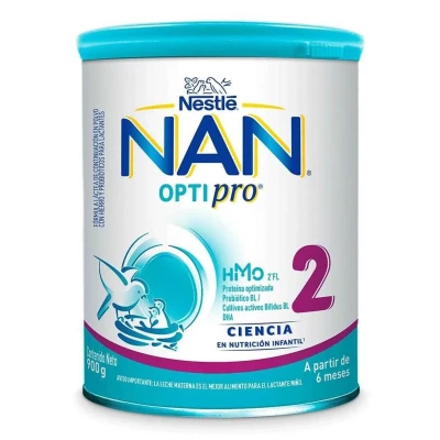 NAN 2 OPTIPRO X 900 GRS (6 MESES A 2 AÑOS)