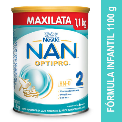 NAN 2 OPTIPRO X 1.1 KG - (6 MESES A 2 AÑOS)