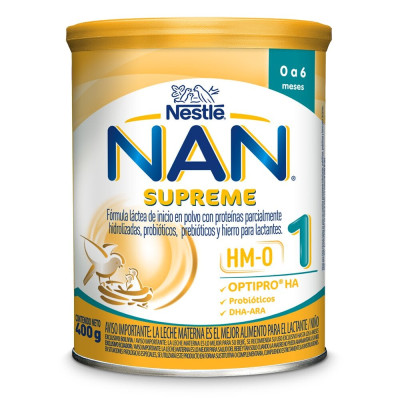 NAN 1 SUPREME X 400 GRS - (0 A 6 MESES)