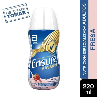 ENSURE ADVANCE FRESA X 220 ML - LIQUIDO