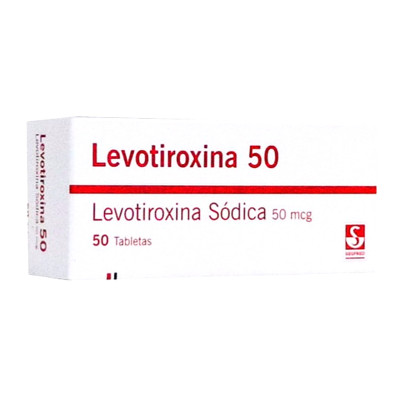 LEVOTIROXINA 50 MCG X 50 TABLETAS - SIEGFRIED