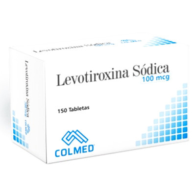 LEVOTIROXINA SODICA 100 MCGS X 150 TABLETAS - COLMED