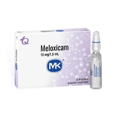 MELOXICAM 15 MGS X 3 AMPOLLAS - MK X DETALLADO