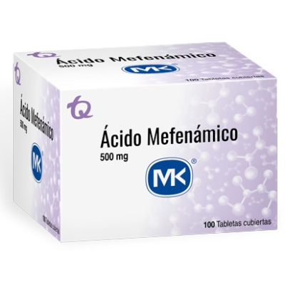 ACIDO MEFENAMICO X 100 TABLETAS - MK** X DETALLADO