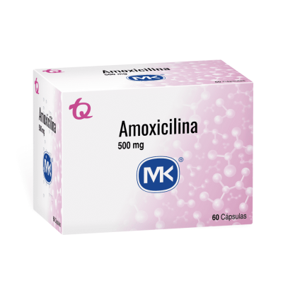 AMOXICILINA 500 MGS X 60 CAPSULAS - MK  ** X DETALLADO