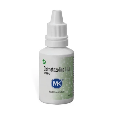 OXIMETAZOLINA HCI 0.025% SOLUCION NASAL INFANTIL X 15 ML - MK **
