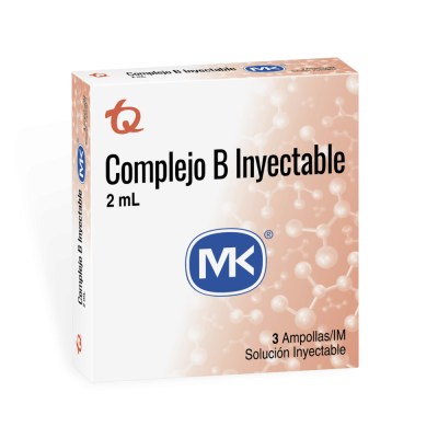 COMPLEJO B AMPOLLA 2 ML X 3 UNIDADES - MK **